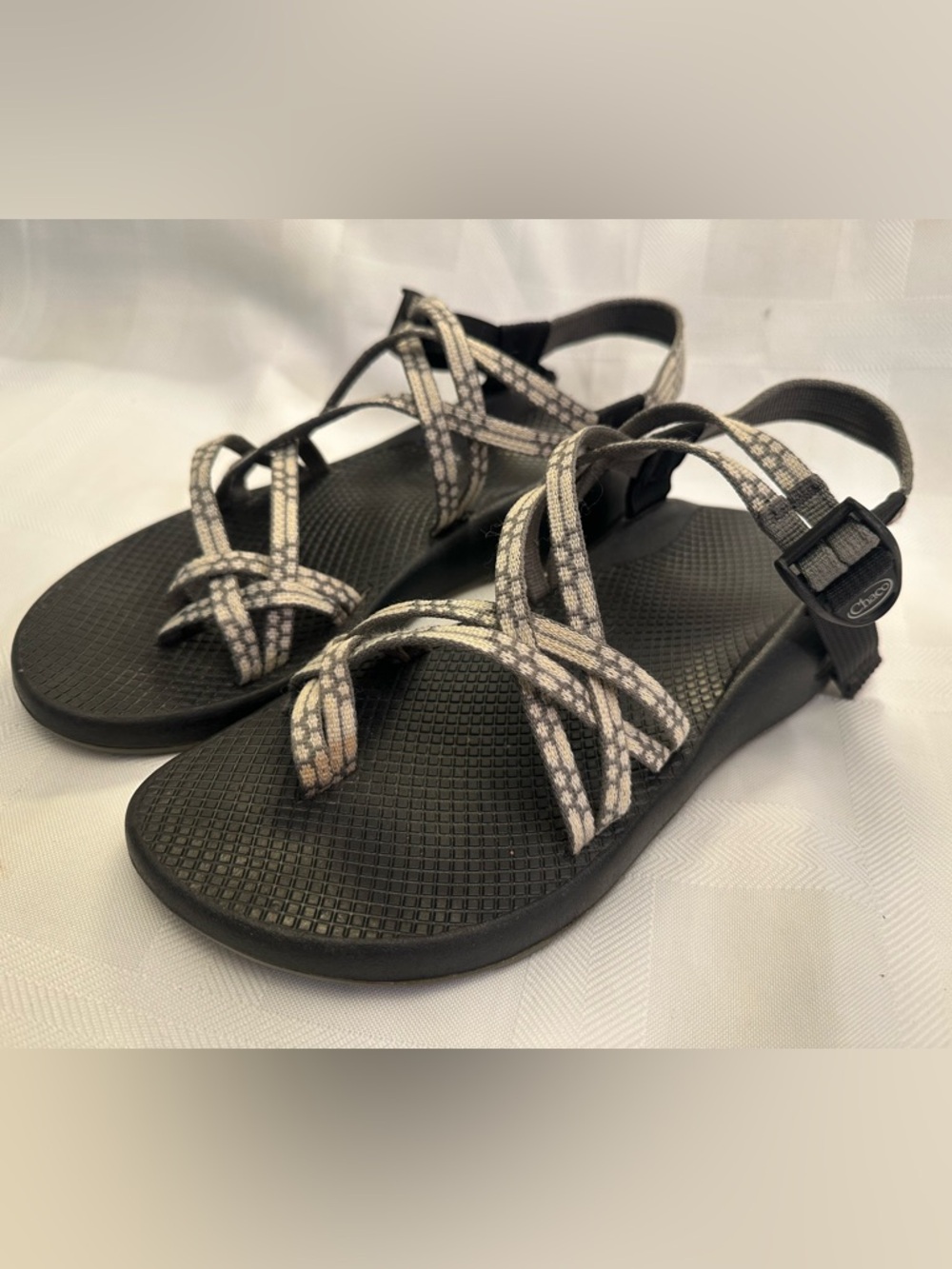 🩶🤎NWOT Chaco Women's ZX/2 Yampa hiking sports sandals in Light Beam Gray, Sz. 11